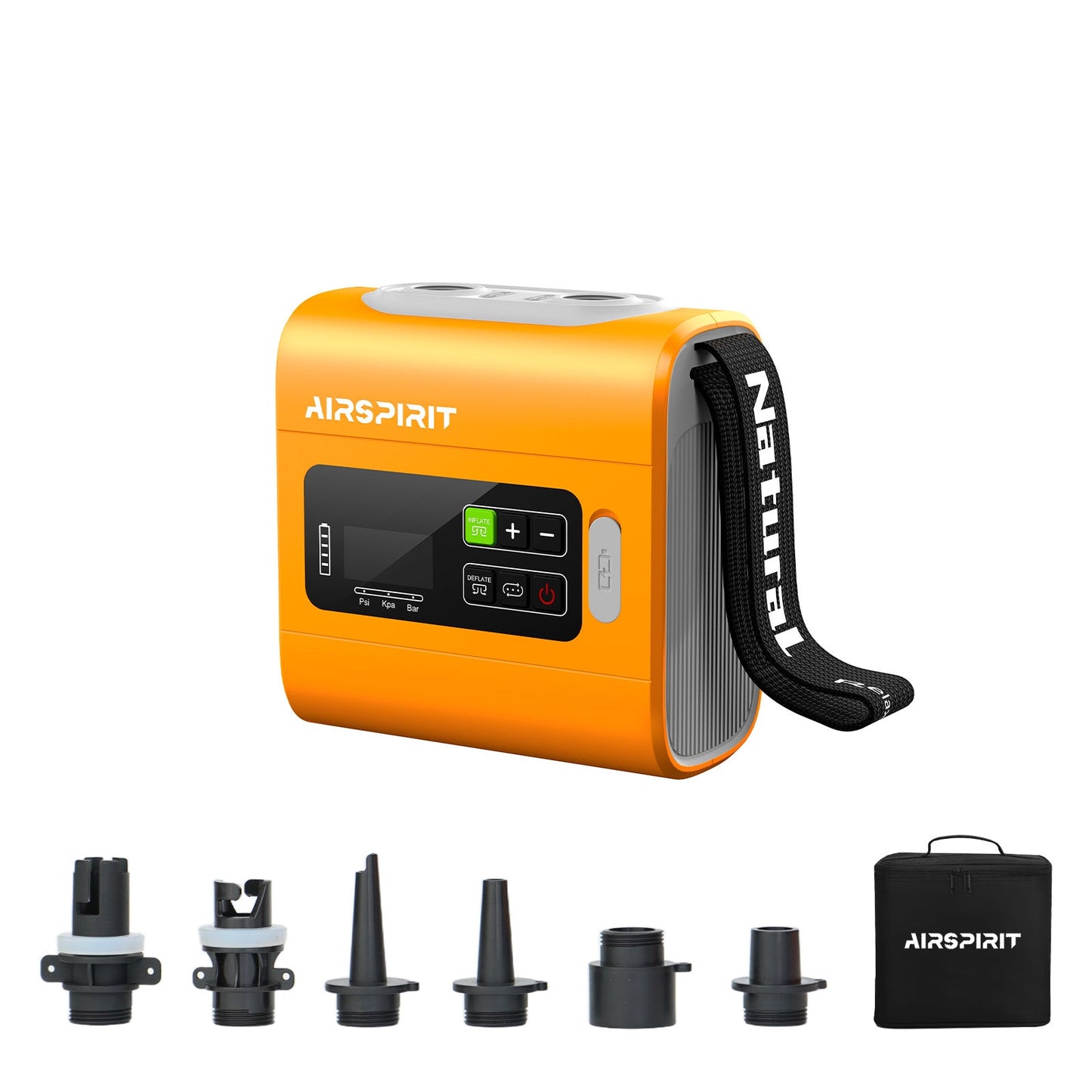 AIRSPIRIT High Pressure Paddle Board Pump Electric SUP Air Pump Intelligent Dual Stage Fast Inflate And Deflate