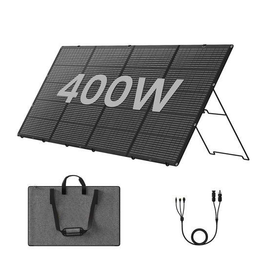 AIRSPIRIT 400W Foldable Solar Panel Waterproof IP65 Portable Solar Panel For RV Camping Blackout